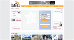 Desktop Screenshot of info-encheres.com
